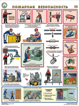 ПС44 Пожарная безопасность (бумага, А2, 3 листа) - Плакаты - Пожарная безопасность - Магазин охраны труда и техники безопасности stroiplakat.ru