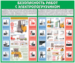С38 Стенд безопасность работ с электропогрузчиком (1200х1000 мм, пластик ПВХ 3мм, Прямая печать на пластик) - Стенды - Тематические стенды - Магазин охраны труда и техники безопасности stroiplakat.ru